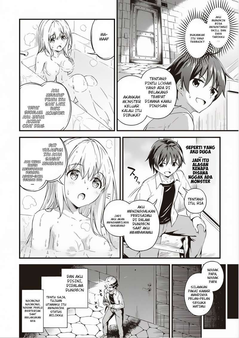 Boku no Heya ga Dungeon no Kyuukeijo ni Natteshimatta Ken Chapter 03 Bahasa Indonesia